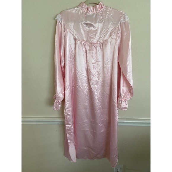 heather lane Other - VTG Heather Lane Satin Lace Bib Nightgown LG